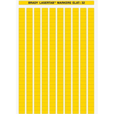 BRADY - ELAT-32-747YL-10 - Polyester - Jaune - Label - Publicité BRADY - ELAT-32-747YL-10 - Polyester - Jaune - Label - Publicité