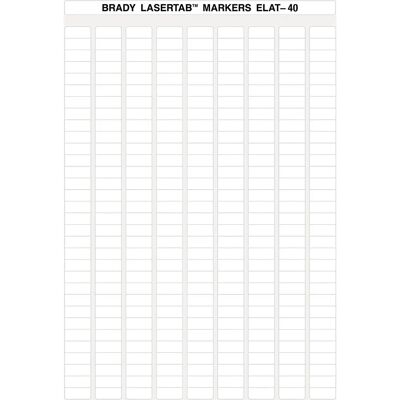 Brady - ELAT-40-747W-10 - Blanc - 18x8mm - étiquette d'imprimante - Publicité Brady - ELAT-40-747W-10 - Blanc - 18x8mm - étiquette d'imprimante - Publicité
