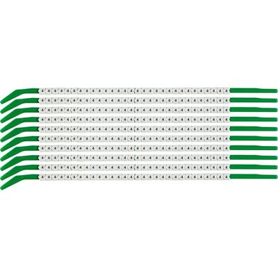 Brady - SCN-09-4 - Schwarz - Weiß Nylon - Cable marker Brady - SCN-09-4 - Schwarz - Weiß Nylon - Cable marker