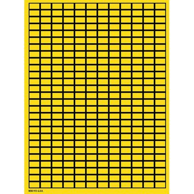 Brady - B-500 WOB-915-G.O.R. - Jaune - 9 x 15 mm - Étiquette - Publicité Brady - B-500 WOB-915-G.O.R. - Jaune - 9 x 15 mm - Étiquette - Publicité