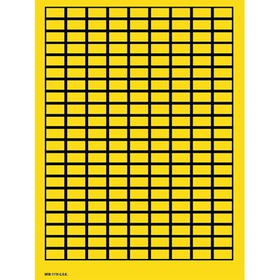 Brady B-500 Jaune 11x19 mm étiquette 25 pcs - Publicité Brady B-500 Jaune 11x19 mm étiquette 25 pcs - Publicité