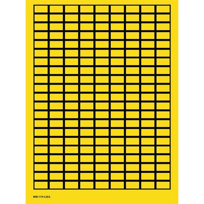 Brady - B-500 - Gelb mit schwarzem Rand - Rechteck - Label Brady - B-500 - Gelb mit schwarzem Rand - Rechteck - Label