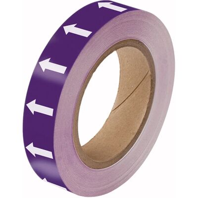Brady - 275108 - Violet - Blanc - Ruban étiquette - Publicité Brady - 275108 - Violet - Blanc - Ruban étiquette - Publicité