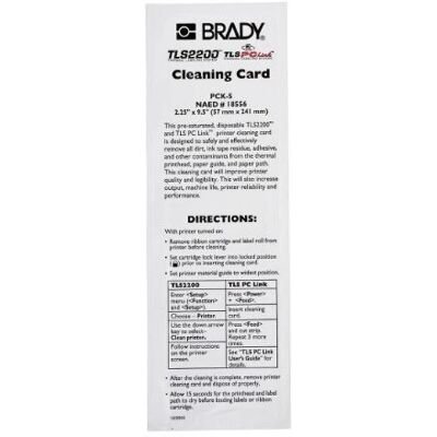 Brady PCK-5 Drucker-Reinigungskit - Reinigungsset für Drucker Brady PCK-5 Drucker-Reinigungskit - Reinigungsset für Drucker