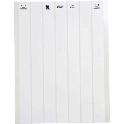 Brady LAT-8-747-10 Weiß Polyester 25,40 x 9,53 mm Etikett Brady LAT-8-747-10 Weiß Polyester 25,40 x 9,53 mm Etikett