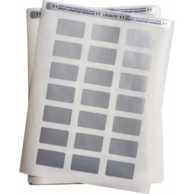 BRADY - LAT-24-773-1 - metallisierter Polyester - 44,45 x 25,40 mm - Drucker-Etikett BRADY - LAT-24-773-1 - metallisierter Polyester - 44,45 x 25,40 mm - Drucker-Etikett