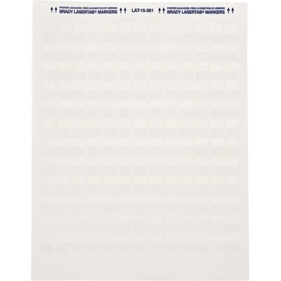 Brady - LAT-27-361-1 - White/Transparent Brady - LAT-27-361-1 - White/Transparent