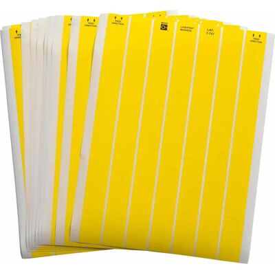 Brady - LAT-7-747YL-10 - Gelb - 25.40 x 12.70 mm - Etikett Brady - LAT-7-747YL-10 - Gelb - 25.40 x 12.70 mm - Etikett