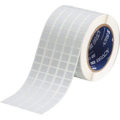 Brady THT-12-428-10 Gris 12,7x11,1 mm polyester métallisé Étiquette imprimante - Publicité Brady THT-12-428-10 Gris 12,7x11,1 mm polyester métallisé Étiquette imprimante - Publicité