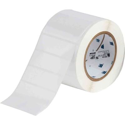 Étiquette d'imprimante Brady THT-18-423-3 - Auto-adhésive, Polyester, Blanche Étiquette d'imprimante Brady THT-18-423-3 - Auto-adhésive, Polyester, Blanche