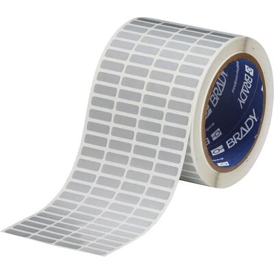 Brady - THT-1-435-10 - Argent - Étiquette imprimante - Publicité Brady - THT-1-435-10 - Argent - Étiquette imprimante - Publicité