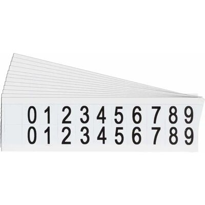 Brady - 9712 Series - Schwarz - Weiß - Etikett Brady - 9712 Series - Schwarz - Weiß - Etikett