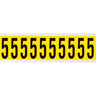 Brady - 3440-5 - 22 x 57mm - Noir sur Jaune - Étiquette - Publicité Brady - 3440-5 - 22 x 57mm - Noir sur Jaune - Étiquette - Publicité