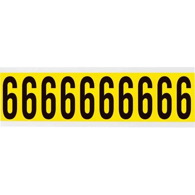 Brady - 3440-6 - 22x57mm - Schwarz auf Gelb - Label Brady - 3440-6 - 22x57mm - Schwarz auf Gelb - Label