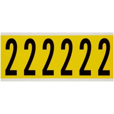 Brady - 3450-2 - 38 x 89mm - Schwarz auf Gelb - Label Brady - 3450-2 - 38 x 89mm - Schwarz auf Gelb - Label