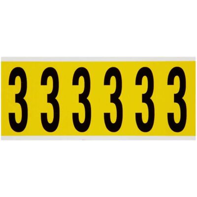 Brady - 3450-3 - Gelb - Schwarzer Text - label Brady - 3450-3 - Gelb - Schwarzer Text - label