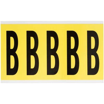 Brady - 3460-B - Schwarz auf Gelb - 44 x 127mm - Etikett Brady - 3460-B - Schwarz auf Gelb - 44 x 127mm - Etikett