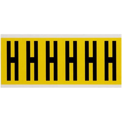 Brady - 3450-H - Noir sur Jaune - 38 x 89mm - étiquette - Publicité Brady - 3450-H - Noir sur Jaune - 38 x 89mm - étiquette - Publicité