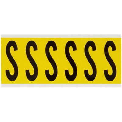 Brady - 3450-S - Schwarz auf Gelb - 38x89mm - Label Brady - 3450-S - Schwarz auf Gelb - 38x89mm - Label
