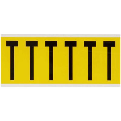 Brady - 3450-T - Schwarz auf Gelb - 38x89mm - Label Brady - 3450-T - Schwarz auf Gelb - 38x89mm - Label