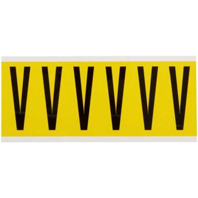 Brady - 3450-V - 38 x 89mm - Noir sur Jaune - Label - Publicité Brady - 3450-V - 38 x 89mm - Noir sur Jaune - Label - Publicité