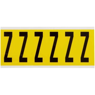 Brady - 3450-Z - Schwarz auf Gelb - 38x89mm - Etikett Brady - 3450-Z - Schwarz auf Gelb - 38x89mm - Etikett