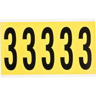 Brady - 3460-3 - 44x127 mm - Schwarz auf Gelb - Etikett Brady - 3460-3 - 44x127 mm - Schwarz auf Gelb - Etikett