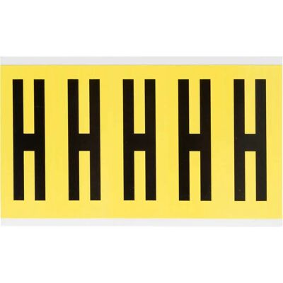 Brady - 3460-H - Buchstabe H - 44 x 127mm - Etikett Brady - 3460-H - Buchstabe H - 44 x 127mm - Etikett