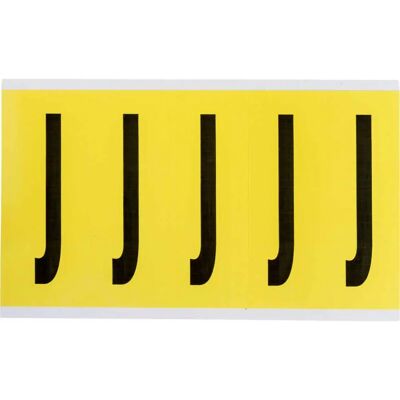 Brady - 3460-J - Schwarz auf Gelb - 44 x 127mm - Etikett Brady - 3460-J - Schwarz auf Gelb - 44 x 127mm - Etikett