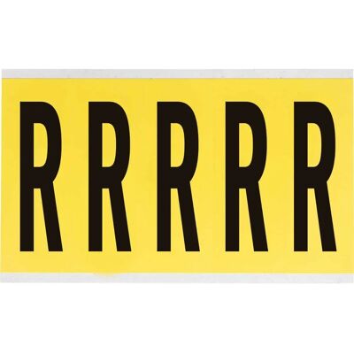 Brady 3460-R 44 x 127 mm Nylongewebe Schwarz auf Gelb Etikett Brady 3460-R 44 x 127 mm Nylongewebe Schwarz auf Gelb Etikett