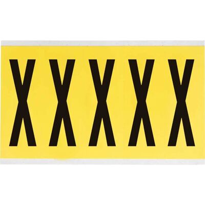 Brady - 3460-X - 44x127mm - Schwarz auf Gelb - Label Brady - 3460-X - 44x127mm - Schwarz auf Gelb - Label