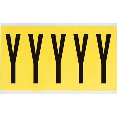 Brady - 3460-Y - Schwarz auf Gelb - 44 x 127mm - Etikett Brady - 3460-Y - Schwarz auf Gelb - 44 x 127mm - Etikett