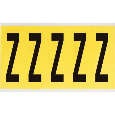 Brady - 3460-Z - Schwarz auf Gelb - 44 x 127 mm - Label Brady - 3460-Z - Schwarz auf Gelb - 44 x 127 mm - Label
