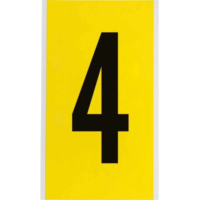 Brady - 3470-4 - Schwarz auf Gelb - 127 x 228mm - Label Brady - 3470-4 - Schwarz auf Gelb - 127 x 228mm - Label
