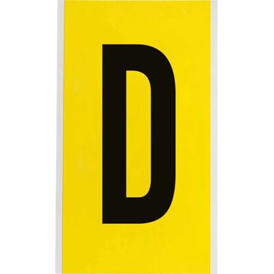 Brady - 3470-D - Schwarz auf Gelb - 127 x 228mm - Label Brady - 3470-D - Schwarz auf Gelb - 127 x 228mm - Label