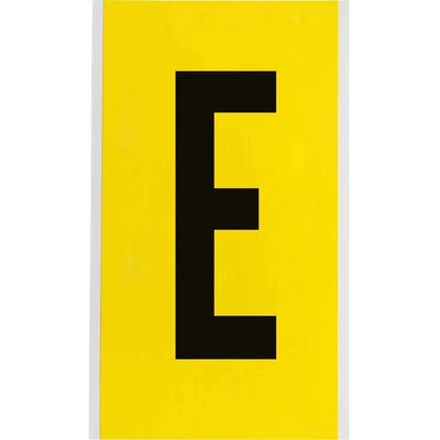 Brady - 3470-E - 127x228mm - Schwarz auf Gelb - Etikett Brady - 3470-E - 127x228mm - Schwarz auf Gelb - Etikett
