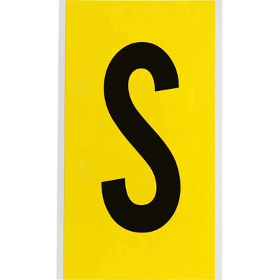 Brady - 3470-S - Schwarz auf Gelb - 127 x 228mm - Etikett Brady - 3470-S - Schwarz auf Gelb - 127 x 228mm - Etikett