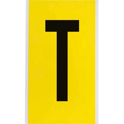 Brady - 3470-T - Schwarz auf Gelb - 127x228mm - label Brady - 3470-T - Schwarz auf Gelb - 127x228mm - label