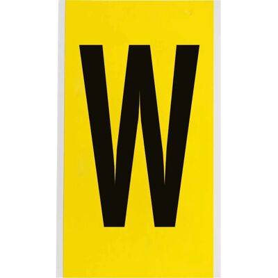 Brady - 3470-W - 127 x 228 mm - Schwarz auf Gelb - Etikette Brady - 3470-W - 127 x 228 mm - Schwarz auf Gelb - Etikette