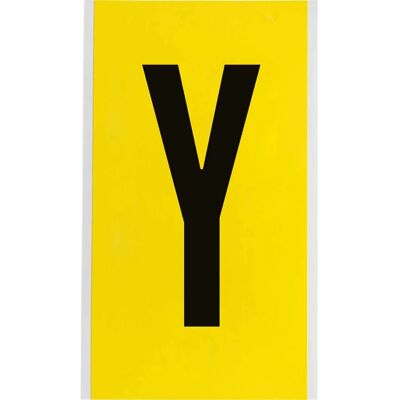 Brady 3470-Y Noir sur Jaune 127x228mm Label - Publicité Brady 3470-Y Noir sur Jaune 127x228mm Label - Publicité