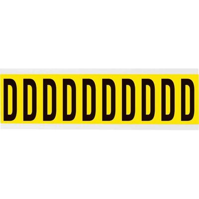 Brady - 3440-D - Noir sur Jaune - 22x57mm - Label - Publicité Brady - 3440-D - Noir sur Jaune - 22x57mm - Label - Publicité