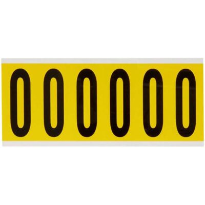 Brady - 3450-O - Noir sur Jaune - 38x89mm - Etiquette - Publicité Brady - 3450-O - Noir sur Jaune - 38x89mm - Etiquette - Publicité