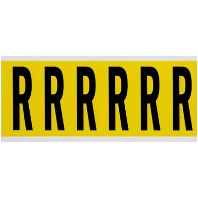 Brady - 3450-R - Noir sur Jaune - 38 x 89 mm - label - Publicité Brady - 3450-R - Noir sur Jaune - 38 x 89 mm - label - Publicité