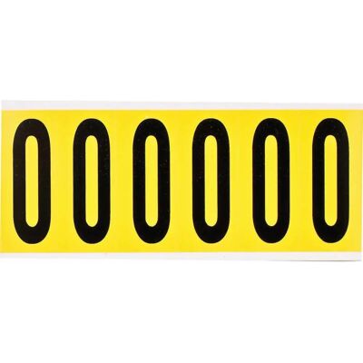 Brady - 3450-0 - Schwarz auf Gelb 38x89mm - Nylongewebe - Label Brady - 3450-0 - Schwarz auf Gelb 38x89mm - Nylongewebe - Label