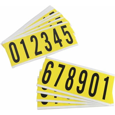 Brady - 3450-#KIT - Schwarz auf Gelb - 38x89mm - Etiketten-Set Brady - 3450-#KIT - Schwarz auf Gelb - 38x89mm - Etiketten-Set