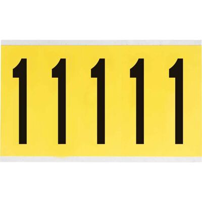 Brady - 3460-1 - Schwarz auf Gelb - 44 x 127mm - Label Brady - 3460-1 - Schwarz auf Gelb - 44 x 127mm - Label