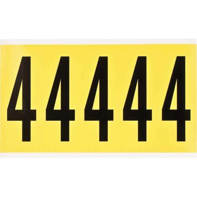 Brady - 3460-4 - Schwarz auf Gelb - 44 x 127mm - Label Brady - 3460-4 - Schwarz auf Gelb - 44 x 127mm - Label