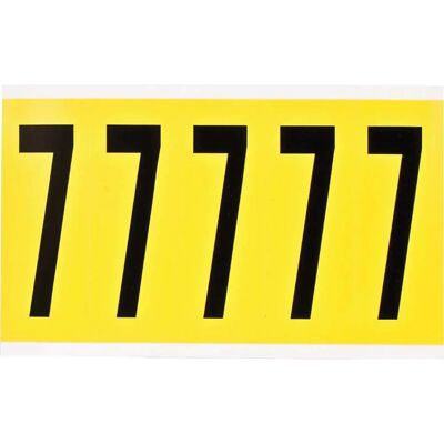 Brady - 3460-7 - Schwarz auf Gelb - 44x127mm - Nylon - Etikett Brady - 3460-7 - Schwarz auf Gelb - 44x127mm - Nylon - Etikett
