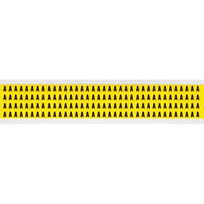 Brady - 3400-A - Noir sur Jaune - Rectangulaire - Étiquette - Publicité Brady - 3400-A - Noir sur Jaune - Rectangulaire - Étiquette - Publicité