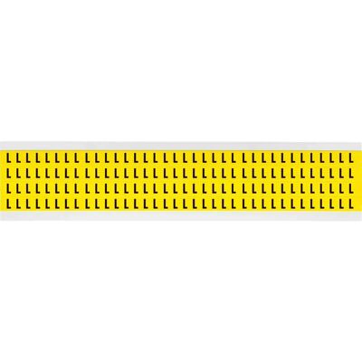 Brady 3400-L B-499 Noir sur Jaune 6x9mm L - 3600 pcs - Publicité Brady 3400-L B-499 Noir sur Jaune 6x9mm L - 3600 pcs - Publicité